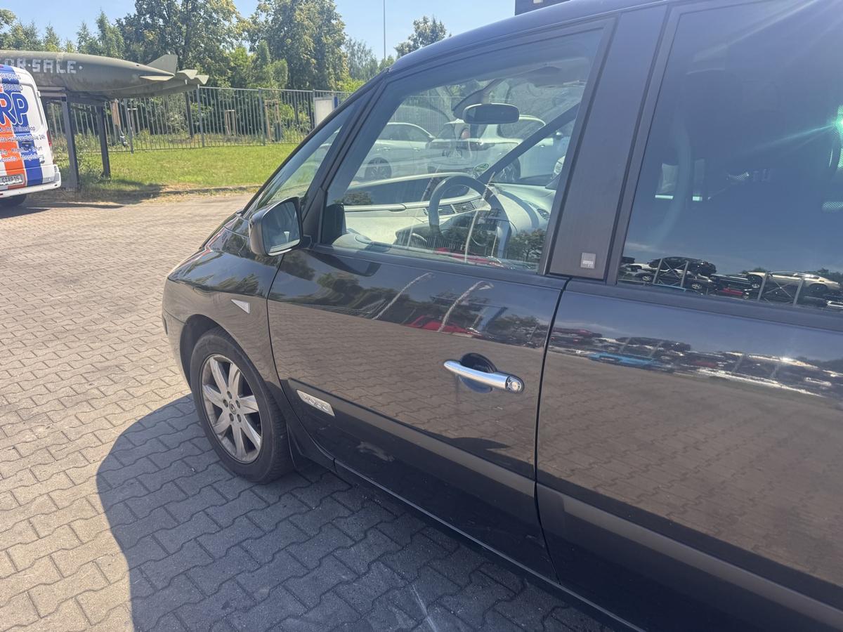 Renault Espace 4 original T&uuml;r vorn links NV676 Schwarz Rohbau Bj.2011